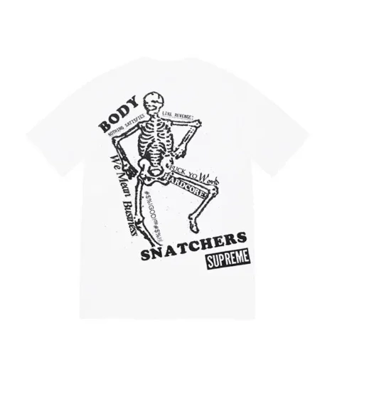 TEE M XL SNATCHERS S Back Print SS23 BODY Black L Skull White and 0530